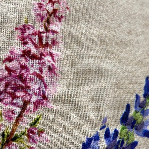 Pottery Barn Lavender Embroidered Table Runner - Picture 12 of 14